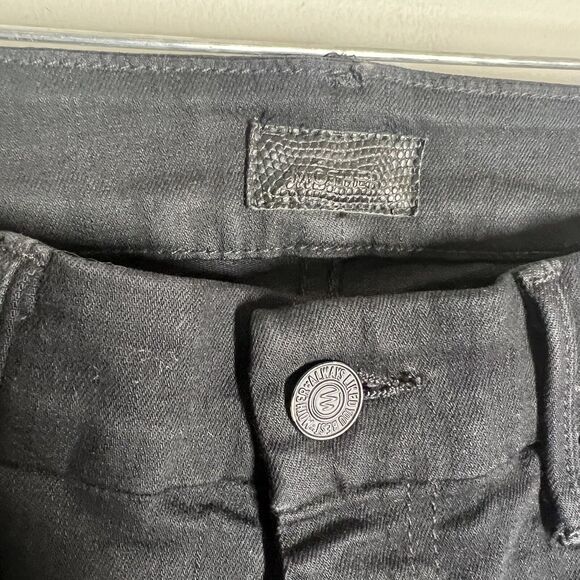 Mother Sz 25 Womens High Waisted Looker Jeans Not Guilty Black - Picture 5 of 13